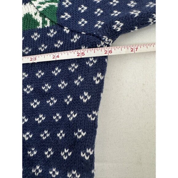 Mens Ugly Christmas Sweater 2XL Wolves Reindeer Moon Holiday Winter Cozy Funny - Picture 8 of 9